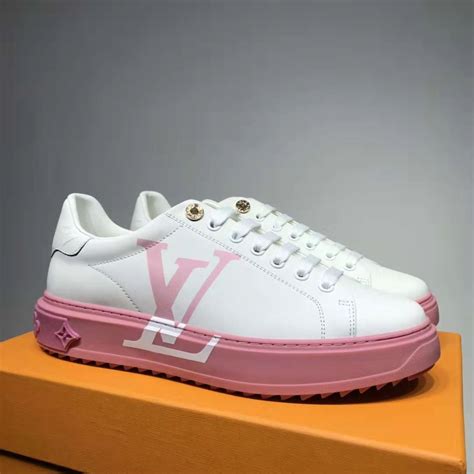 lv time out sneaker pink|louis vuitton sneakers timeout price.